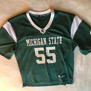 MSU Spartans Football Jersey Michigan State NWOT